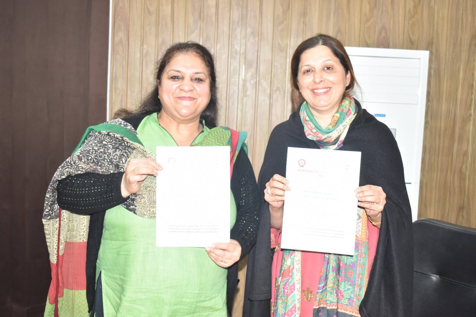 MOU GDC Kathua